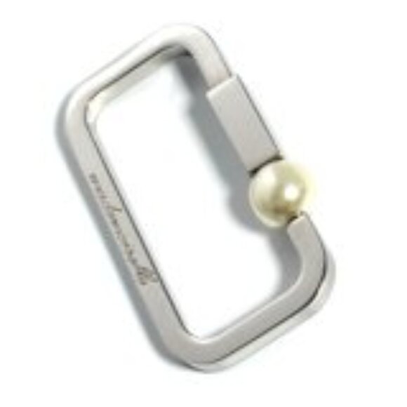 Chanel Women's Key Holder Ring Faux Pearl - Picture 3 of 9